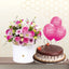 flowers and cakes - gift for birthdays