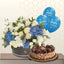 flowers cake balloons combo - flower and cakes dubai