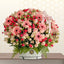 gerbera and roses box arrangment