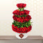 Lovely Roses - Valentine Red Roses Step Arrangment