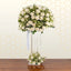 Off White and Green Flowers - Stand