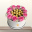 Peaceful Birthday - Roses & Rocher Ferrero box