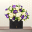 eustoma and white roses - womenday flowers