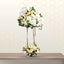 White and Peach Flowers - Stand