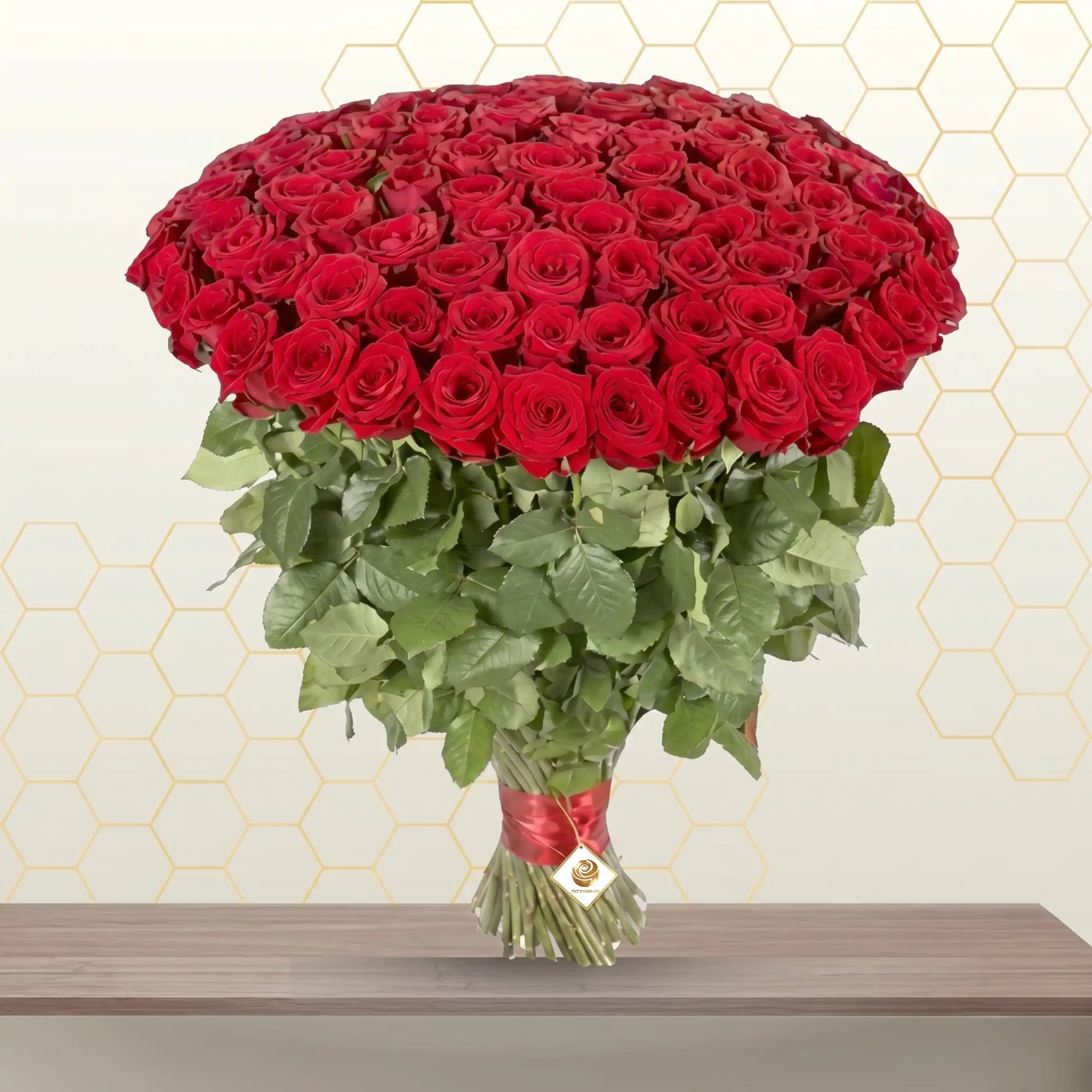 200 Long Stem Red Roses for Valentine's Main image