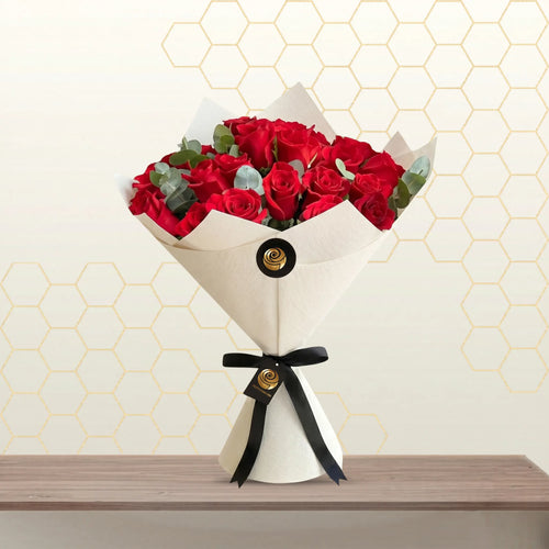 ALCORA - Timeless Love Red Rose Bouquet
