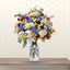 AMSTERDAM- Assorted Mix of Flowers Fillings in Glass Vase