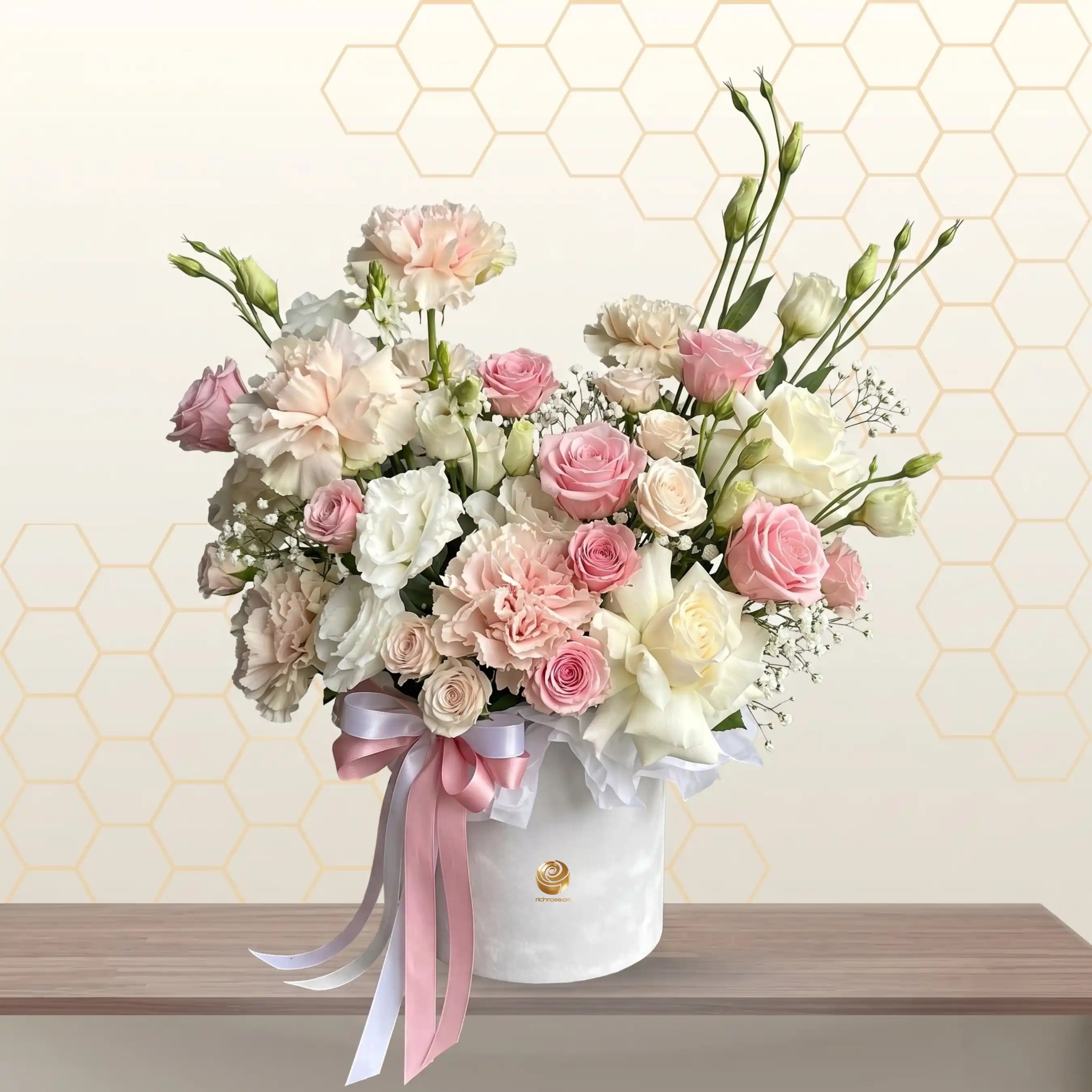 Anselma sleeveless floral midi dress with a side slit and elegant silhouette, shown in a studio product shot. Main image