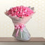 pink roses bouquet - 50 pink roses bouquet