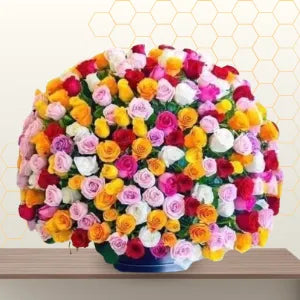 DOMINIKA- COLORFUL BASKET ARRANGEMENT Main image