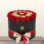 red and golden roses black flowers box.webp