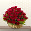 Dreamy Roses - 50 Red Roses in Basket