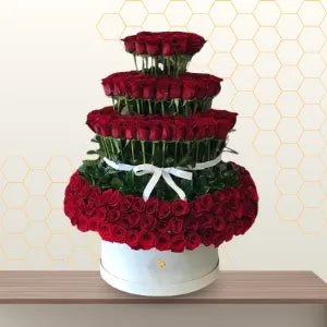 200 red roses box - two hundred roses Main image