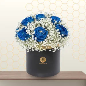 blue roses in dubai Main image