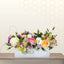 mixed flowers in rectangle box