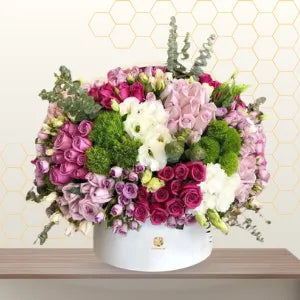 Mixed Flowers Premium Box Arrangement Main image