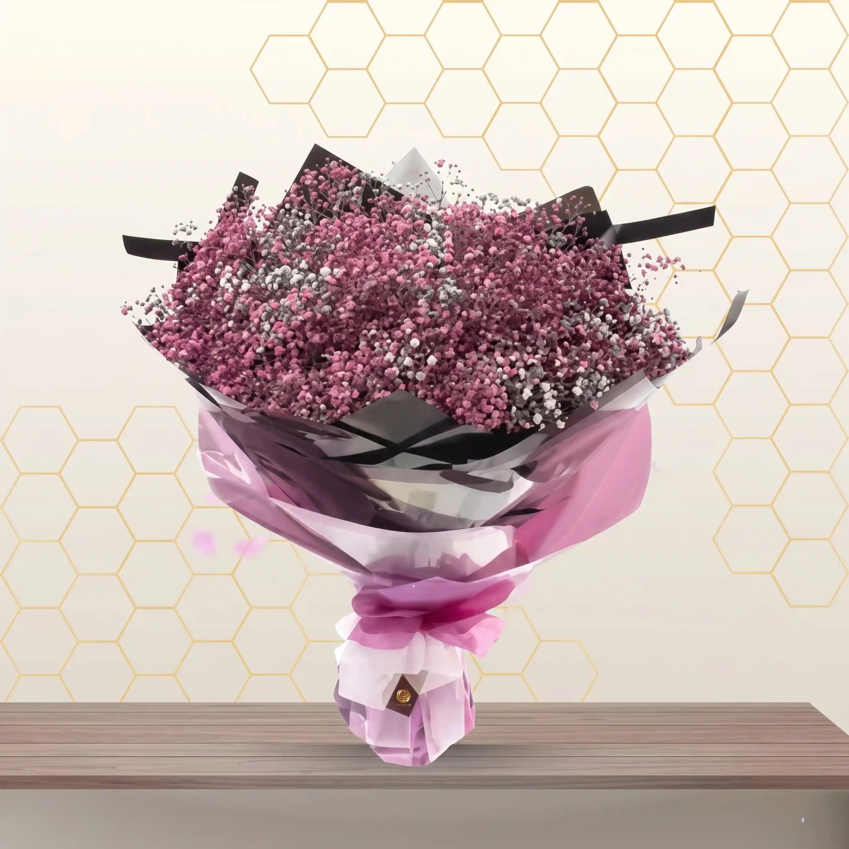 purple gypso - flowers to congratulate