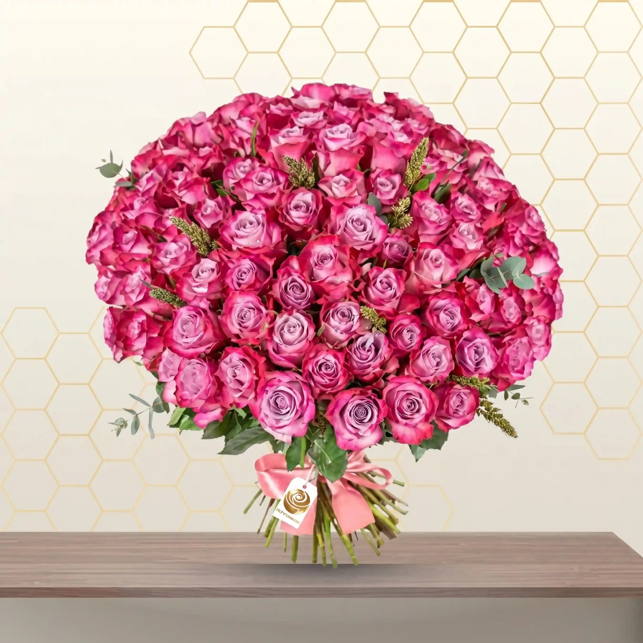 NOYABRINA- DEEP PURPLE ROSES BUNCH