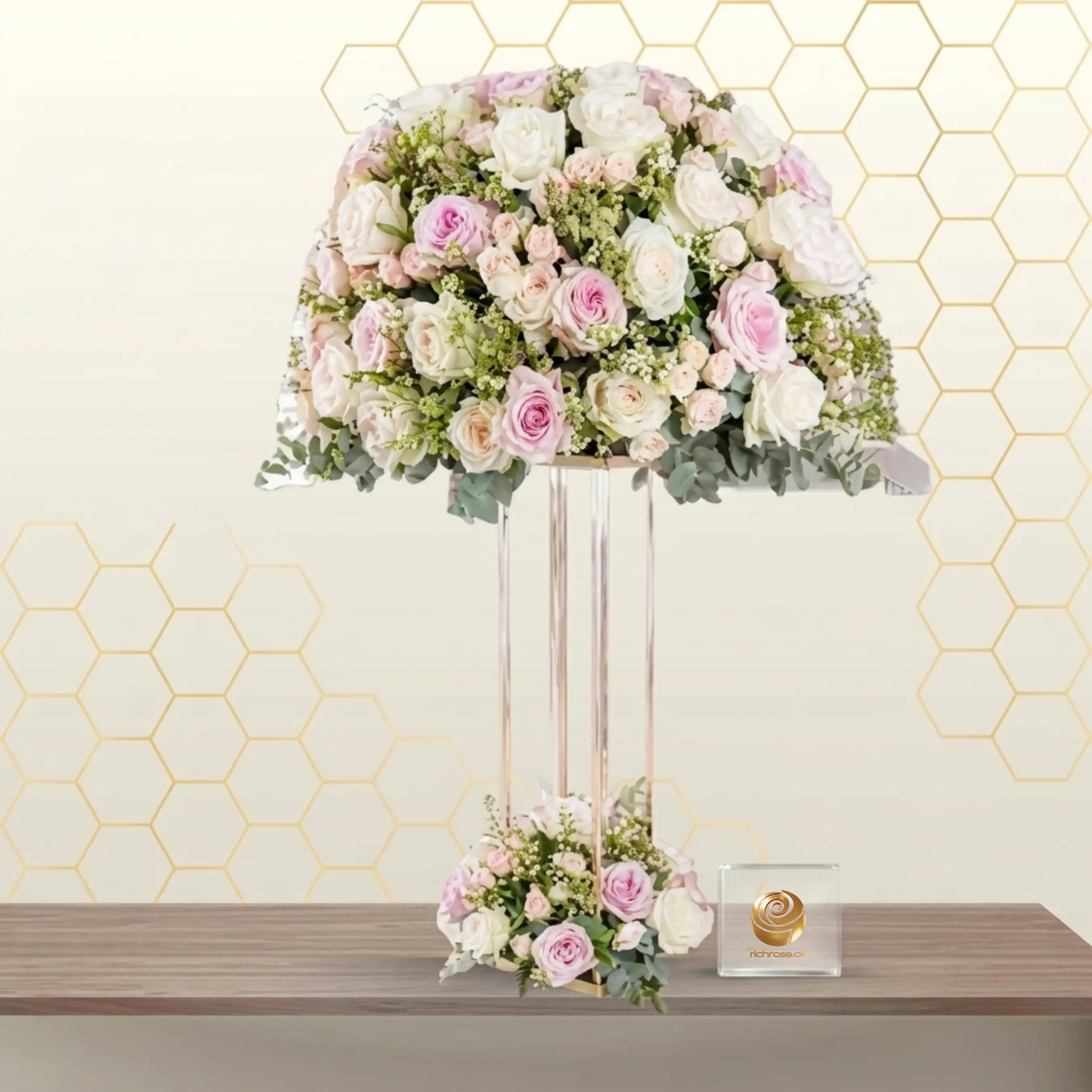 Pastel Colored Flowers - Stand Main image