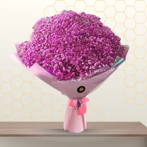 Pink Baby Breath Bouquet Main image