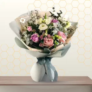 Pink White Flowers Standard Bouquet