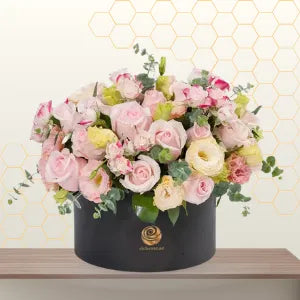 pink and peach flowers Main image