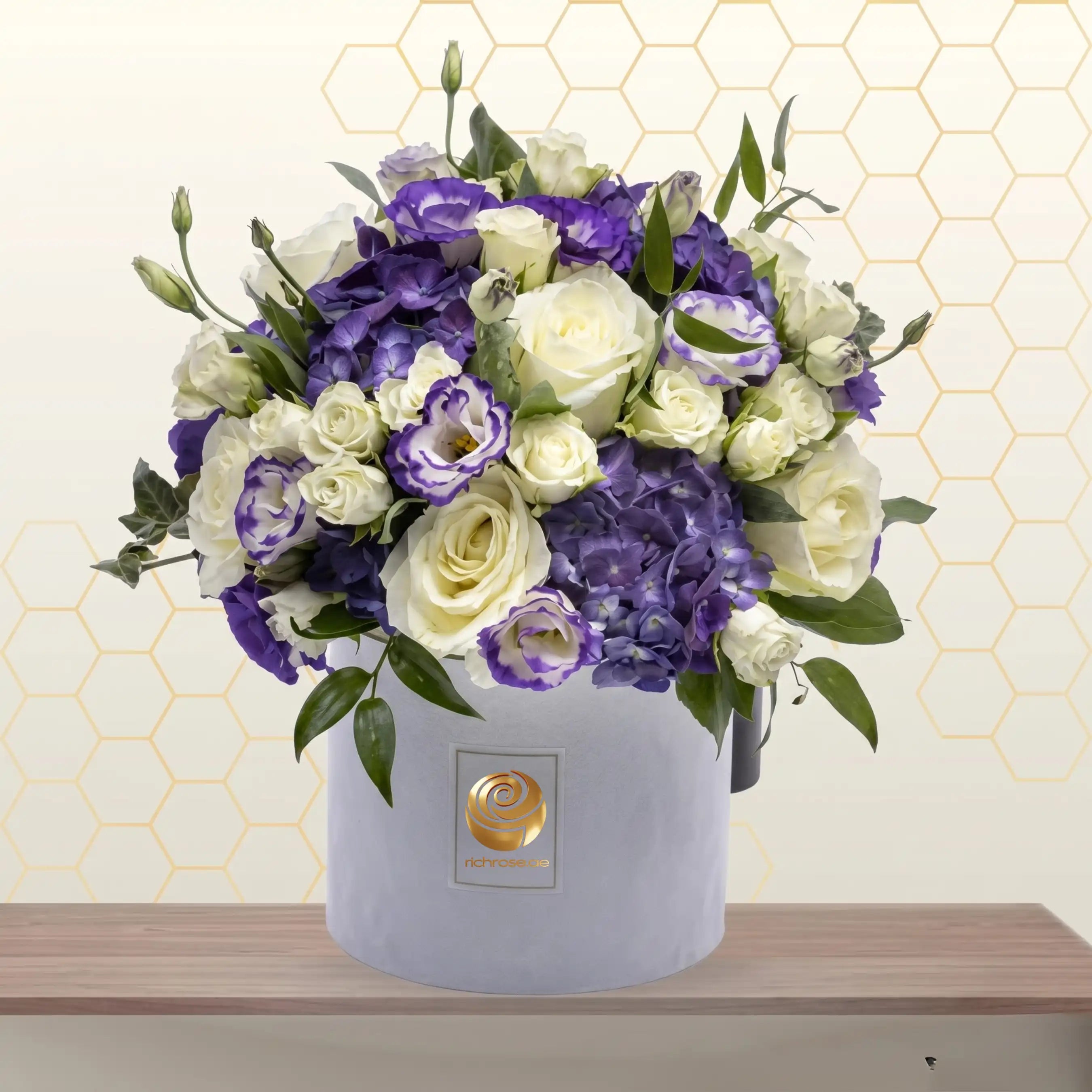 purple and white flowers - Father's Day bouquets delivery Main image