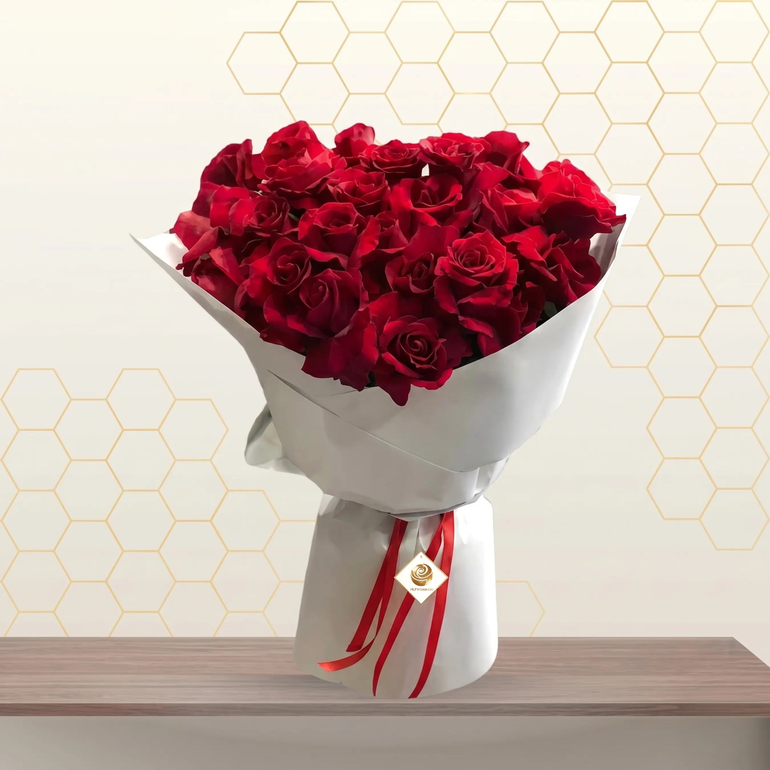 Rose Valentine - Valentines Long Stem Roses (60cm) Main image