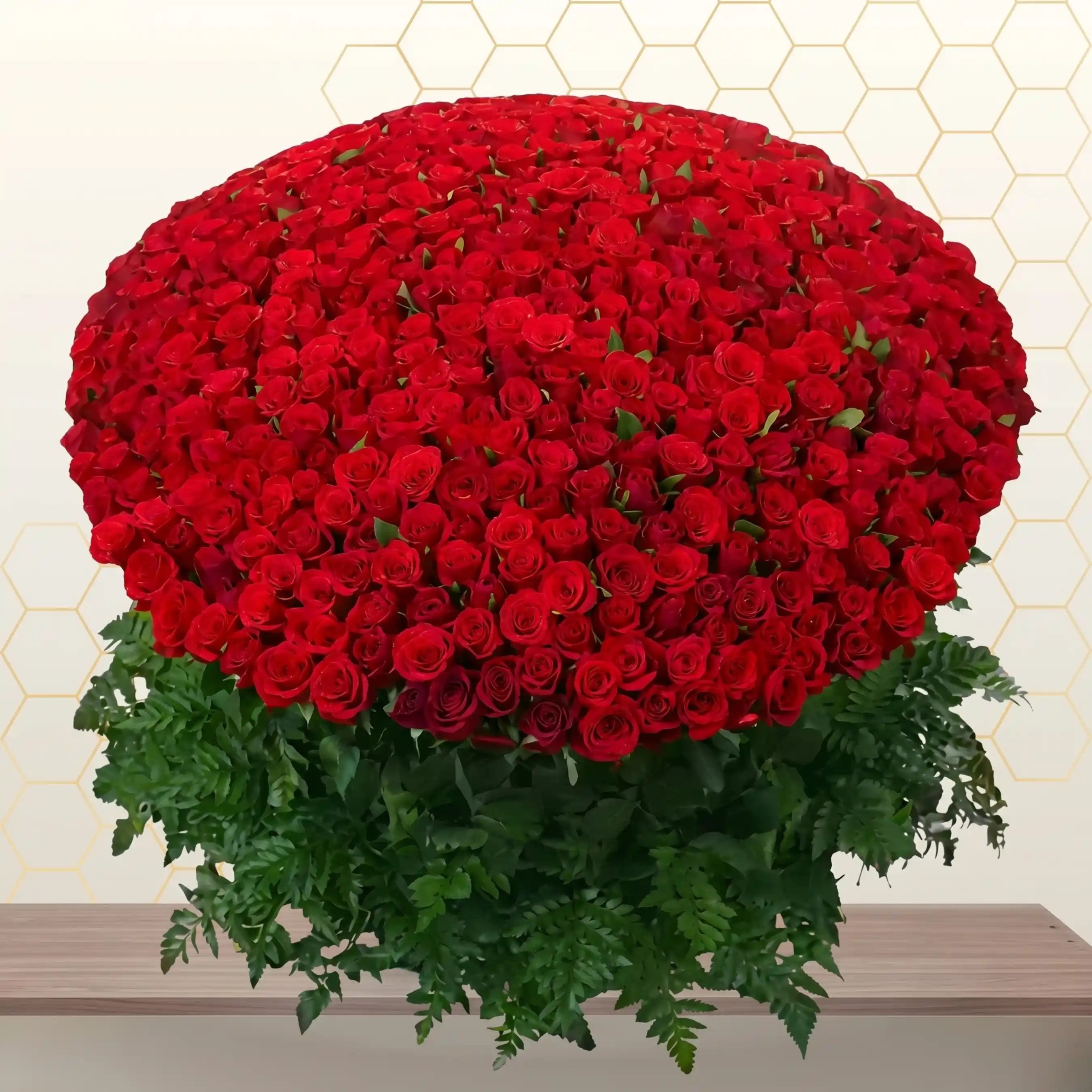 thousand red roses bunch - thousand red roses bouquet Main image
