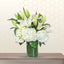 White Lily & Hydrangea in Vase