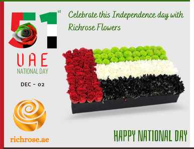 UAE National Day - RichRose Flower shop and Online Flower Delivery Dubai