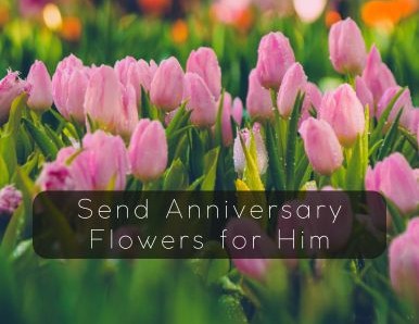 Send Anniversary Flowers for Him