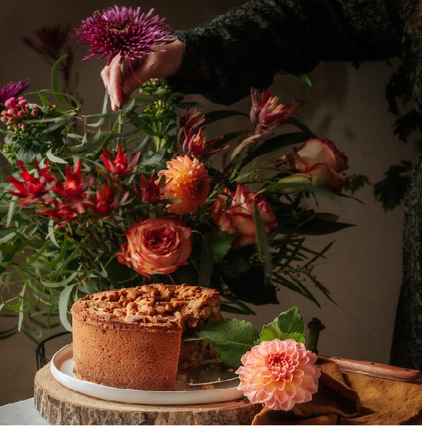 Celebrate Life's Moments in Style: Flowers and Cake - the Perfect Combo