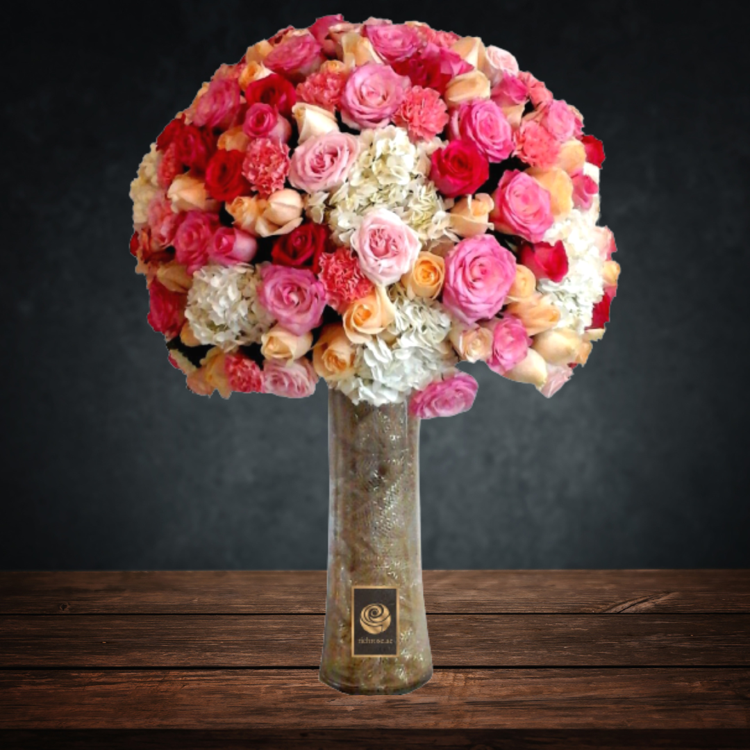 NINA- Mixes of Roses and Hydrangea Flowers