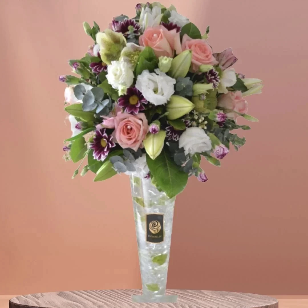 DAKOTA - Mixed Flowers Centre Table Tall Arrangement