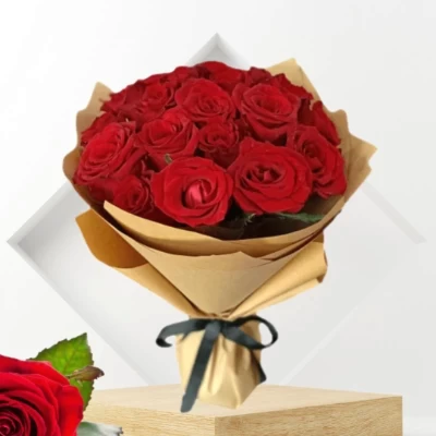 Cookie - Valentine's Red Rose Bouquet