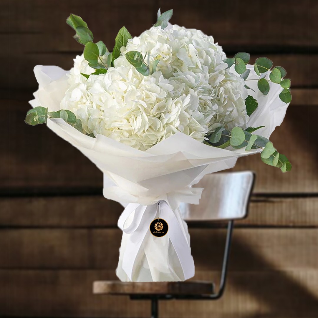White Hydrangea Bouquet