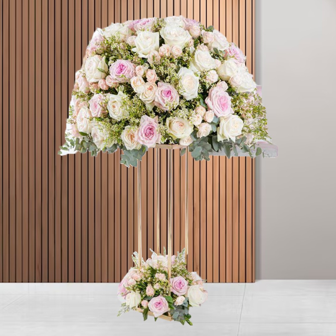 Pastel Colored Flowers - Stand
