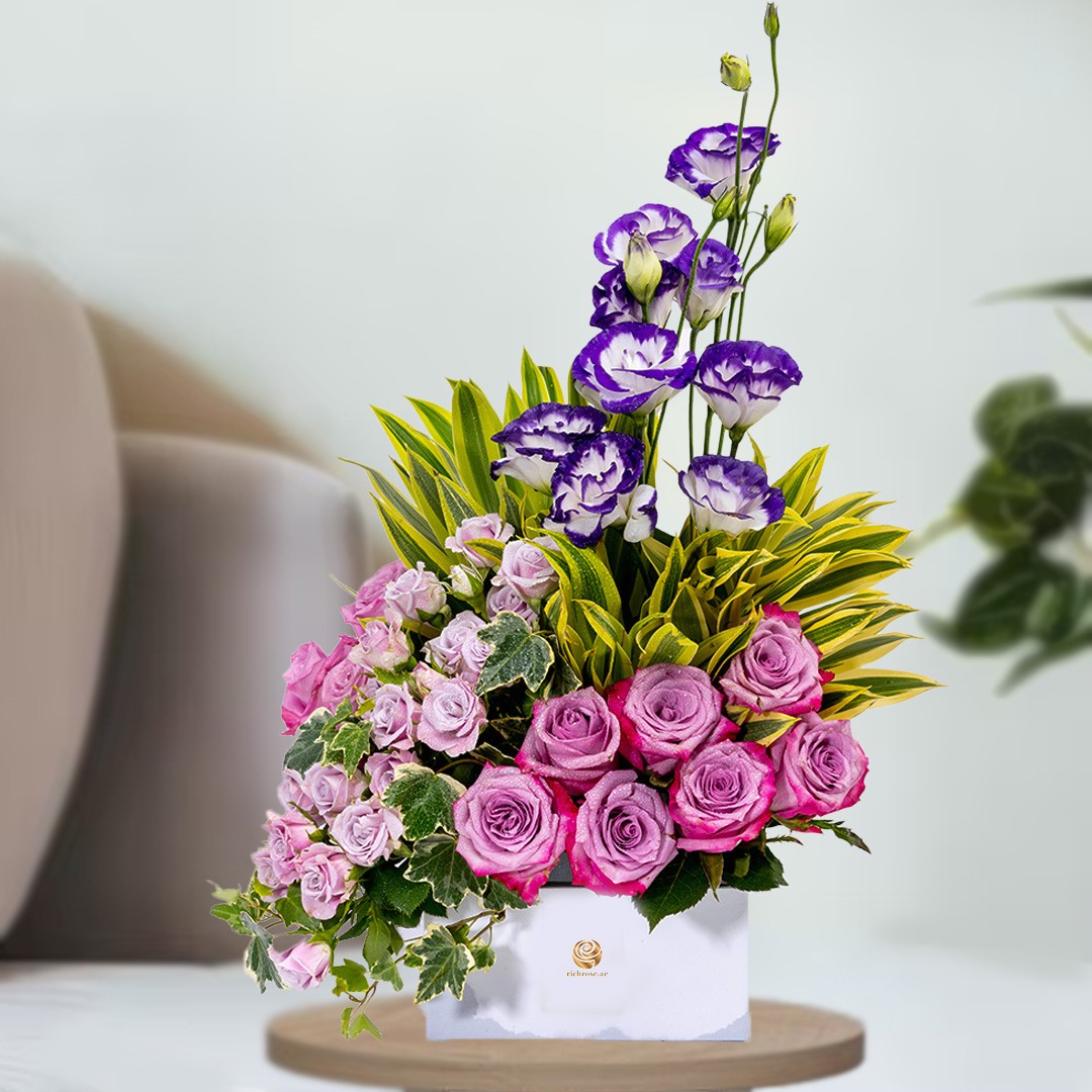 VILNIUS- Estoma & Purple Roses in a  Box
