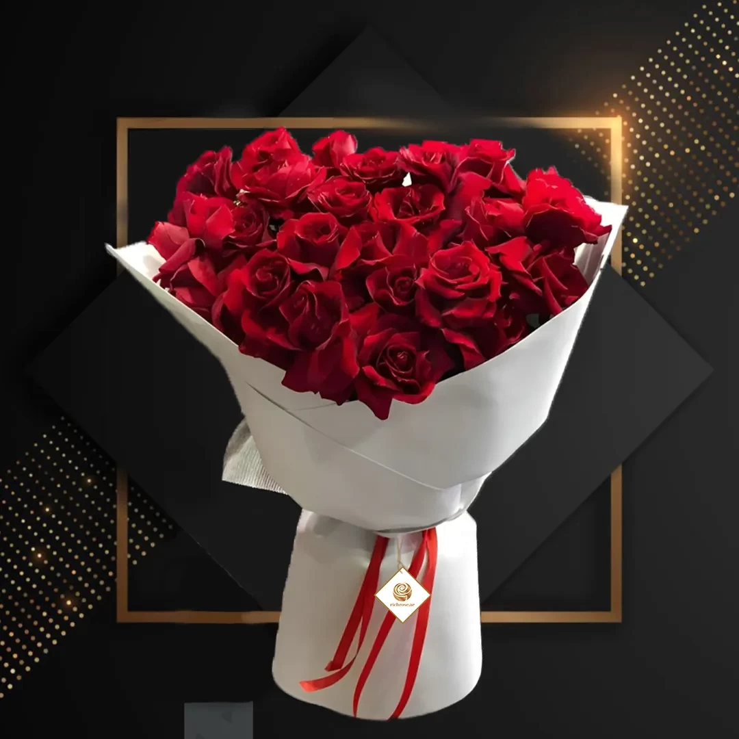 Rose Valentine - Valentines Long Stem Roses (60cm)