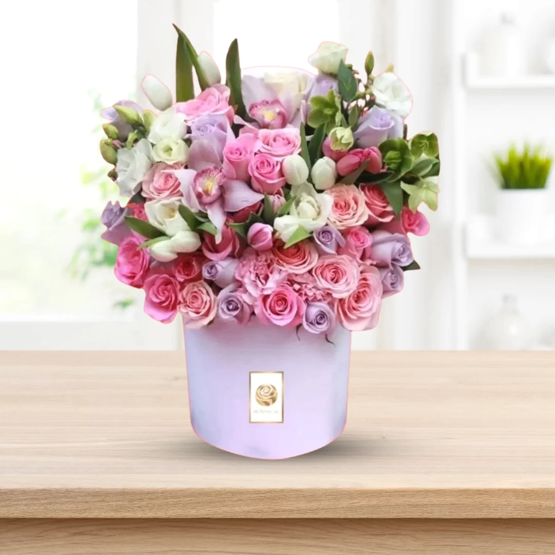 JESSICA - Mix of Tropical and Roses Elegant Arrangement