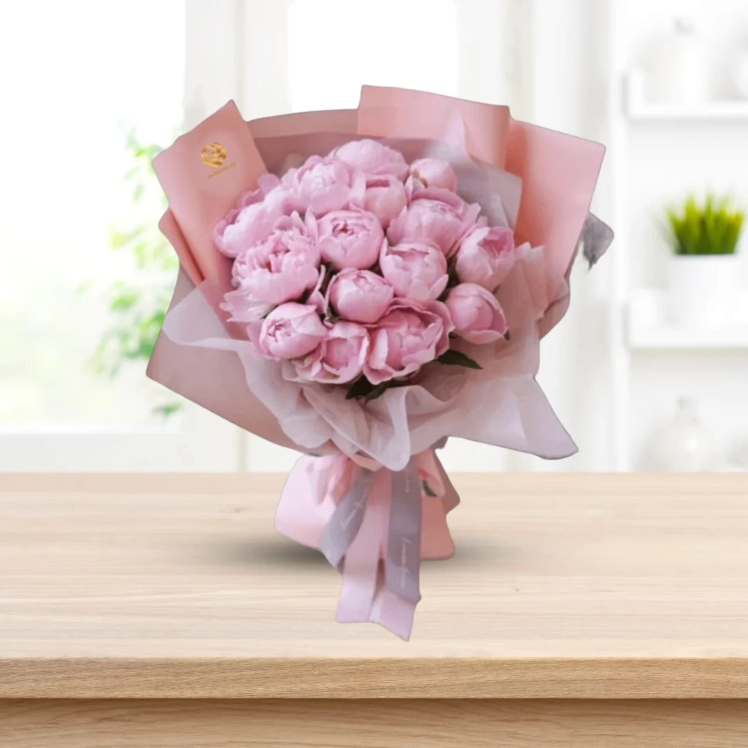 Tel Aviv - Pink Peony Bouquet