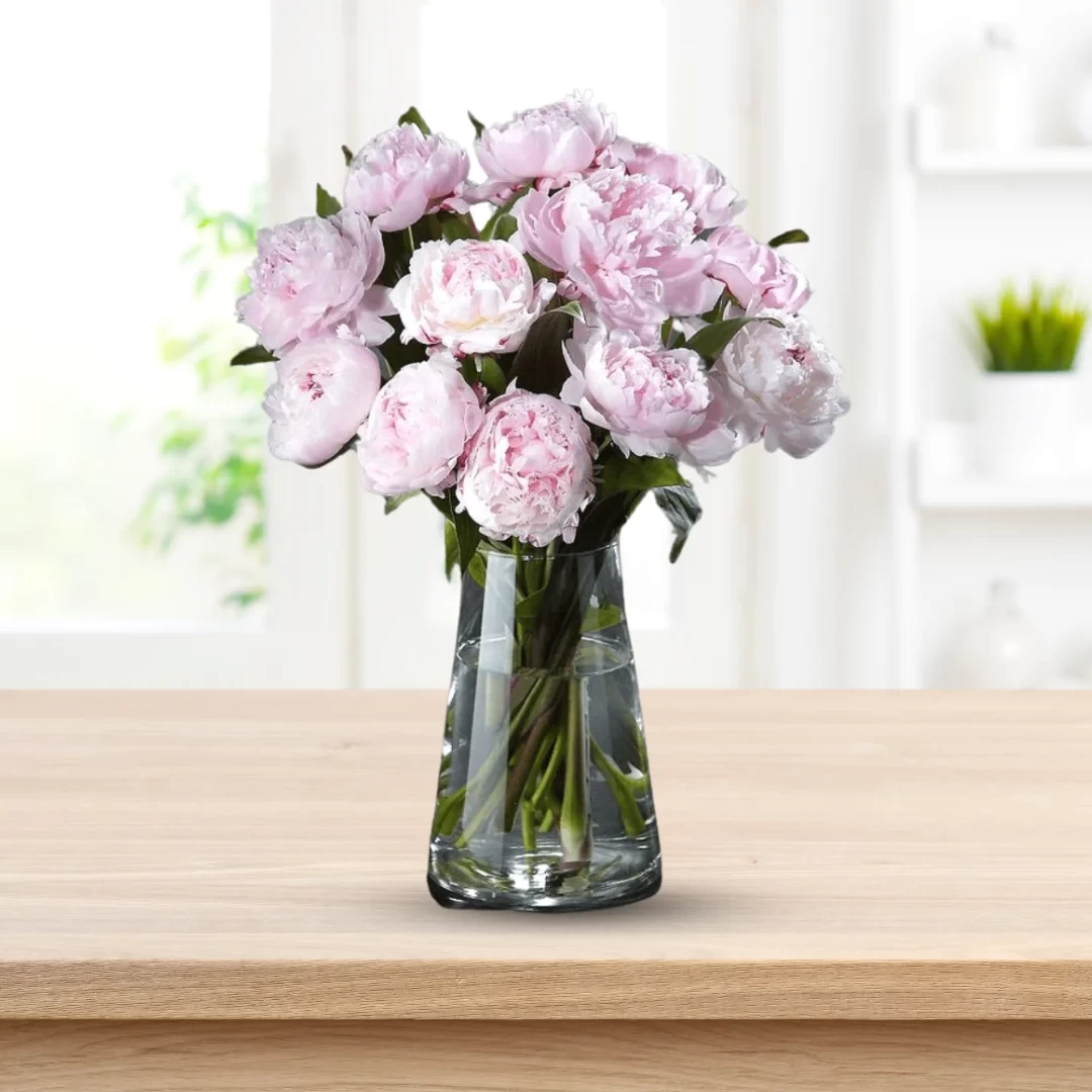 Chicago - Pink Luxury Peony in Vase