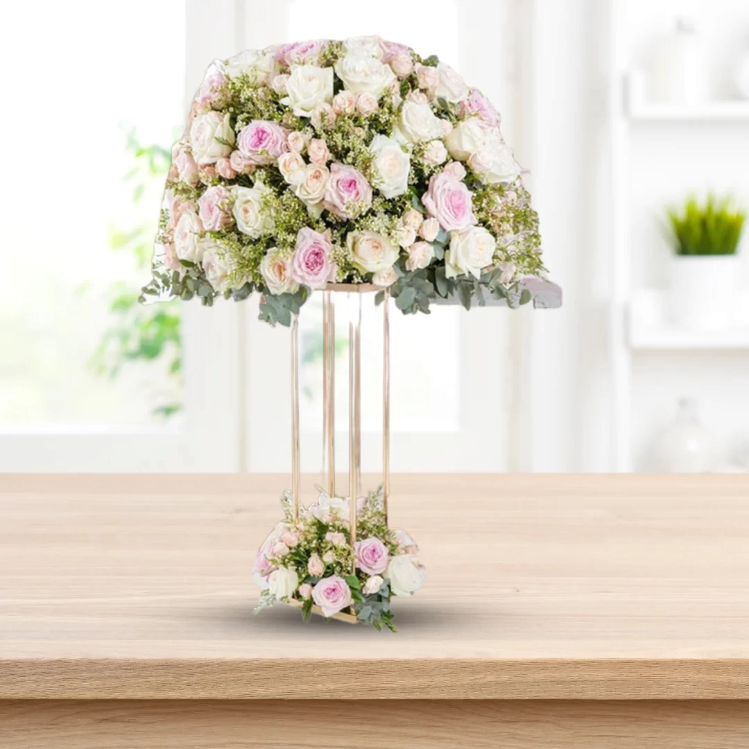 Pastel Colored Flowers - Stand