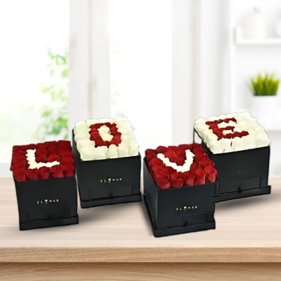 Love Square Boxes - Love Collection