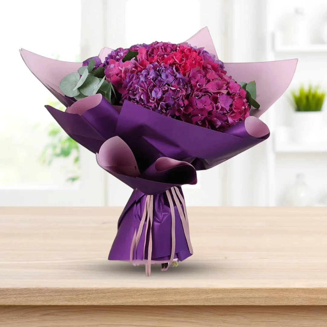 Frankfurt - Luxury Purple Hydrangea Bunch 
