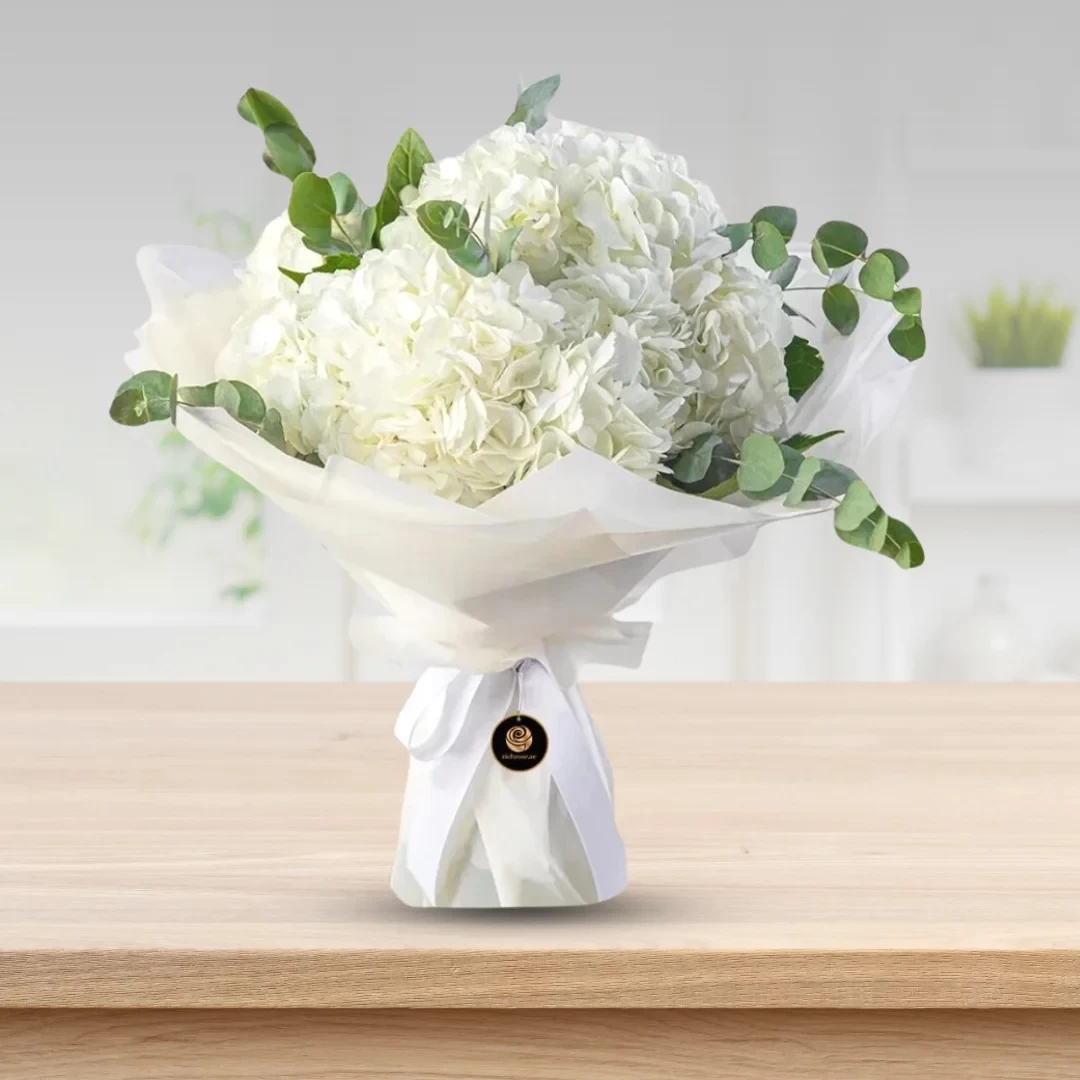 White Hydrangea Bouquet