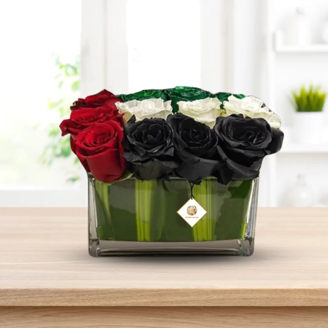 UAE National Day Small Vase Arrangement