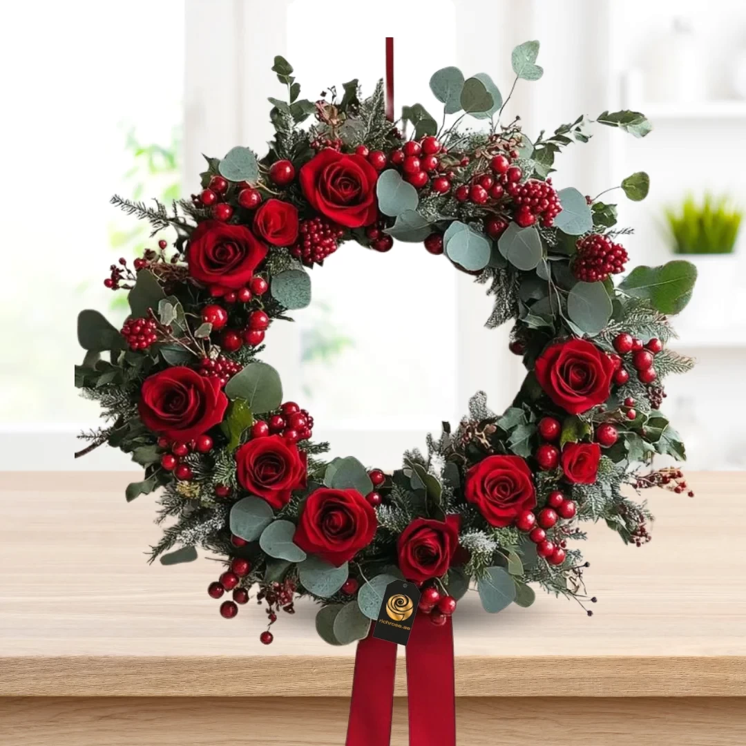 Ruby Winter Wreath