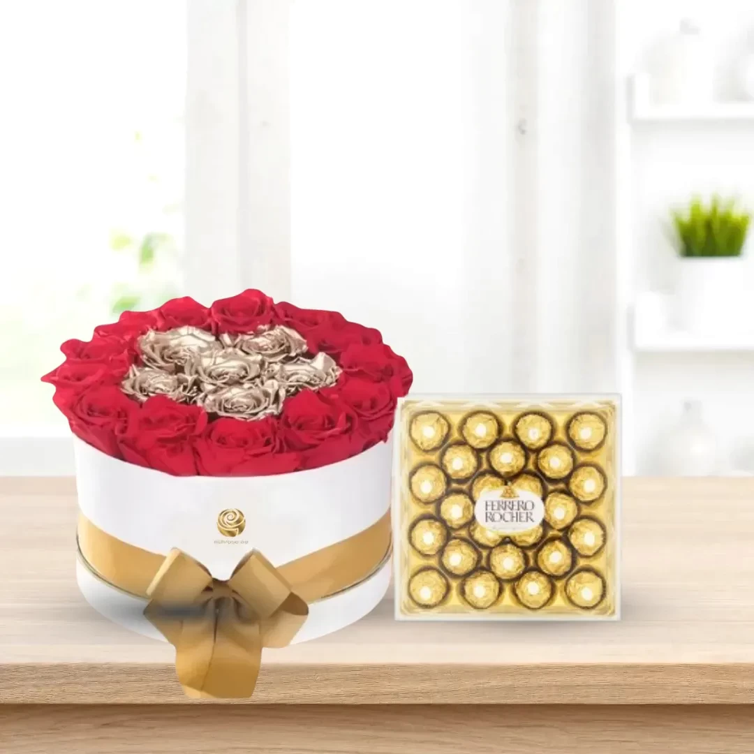 Foxy with Big Ferrero Rocher